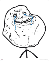 MEME - Kunstdruck - Forever Alone