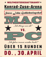 Motivational - Kunstdruck - MAC vs. PC