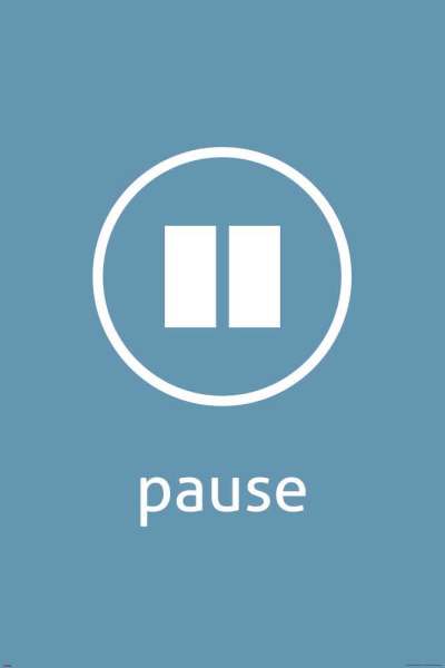Digital Icons - Kunstdruck - Pause