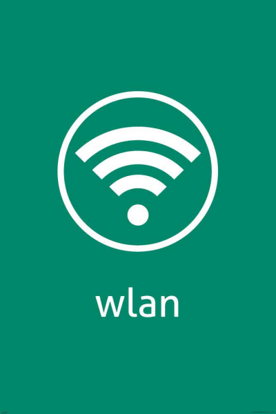 Digital Icons - Kunstdruck - WLAN