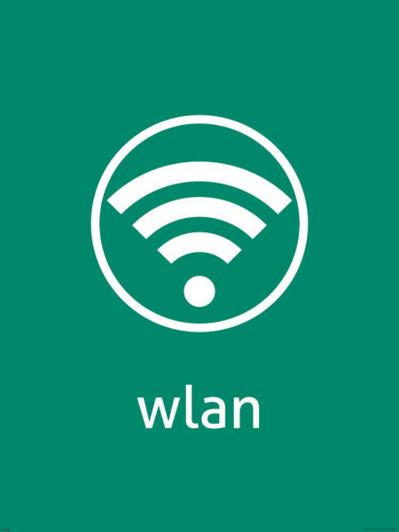 Digital Icons - Kunstdruck - WLAN