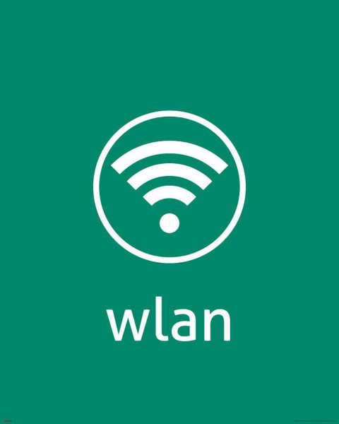 Digital Icons - Kunstdruck - WLAN