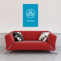 Digital Icons - Kunstdruck - Network