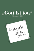 Motivational - Kunstdruck - Nietsche vs Gott