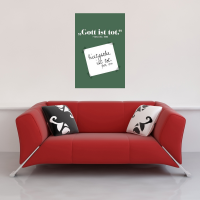 Motivational - Kunstdruck - Nietsche vs Gott