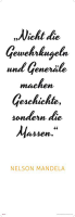 Motivational - Kunstdruck - Mandela - Gewehrkugeln
