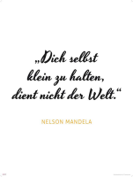 Motivational - Kunstdruck - Mandela - Klein halten