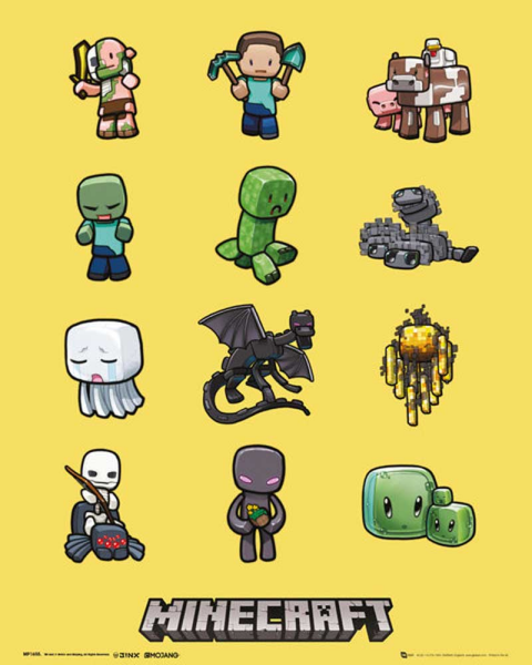 Minecraft - Mini-Poster - Characters