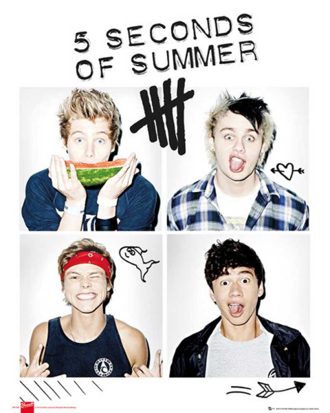 5 Seconds of Summer - Mini-Poster - Squares