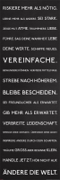 Motivational - Slim-Poster - Riskiere mehr