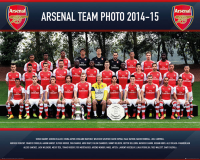 Fußball - Mini-Poster - Arsenal - Team Photo 14/15