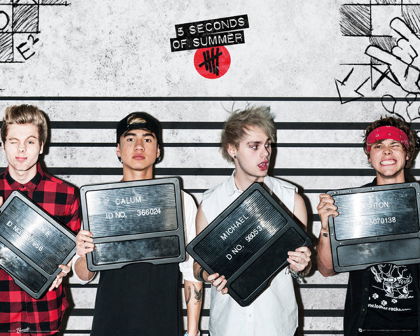 5 Seconds of Summer - Mini-Poster - Good Girls Landscape