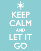 Keep Calm - Mini-Poster - Let it Go