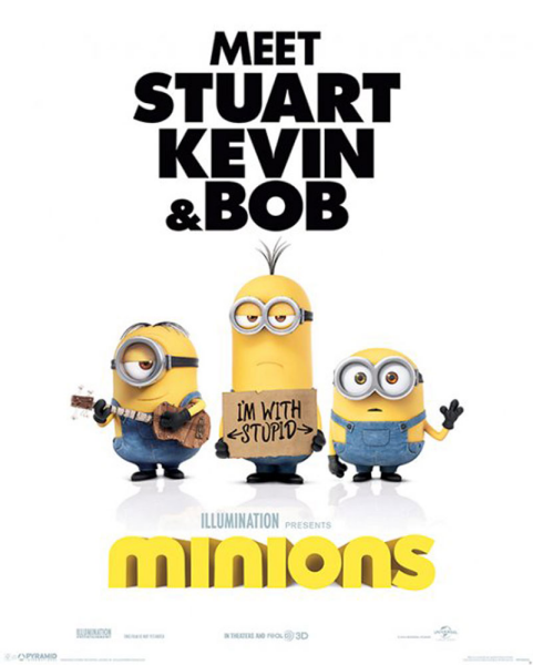 Minions - Mini-Poster - Im With Stupid