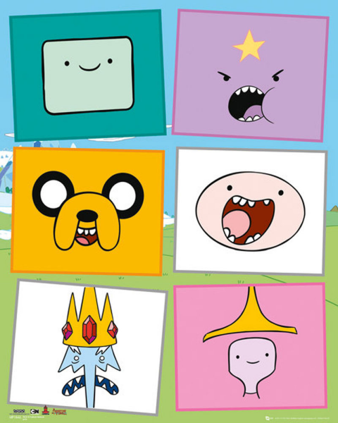 Adventure Time - Mini-Poster - Faces