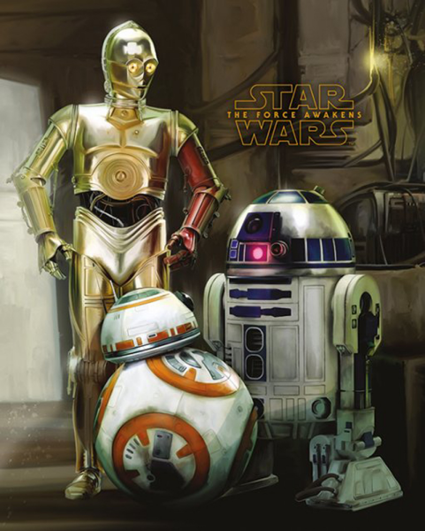 Star Wars - Mini-Poster - EP7 Droids