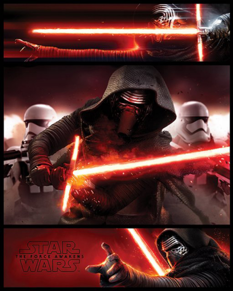 Star Wars - Mini-Poster - EP7 Kylo Ren Panels