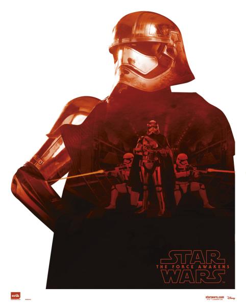 Star Wars - Mini-Poster - EP7 Shadow, Captain Phasma