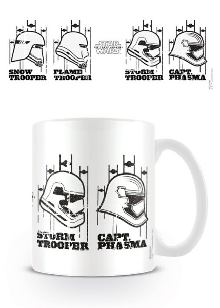 Star Wars - Lizenz Tassen - EP7 Helmets