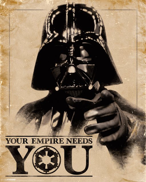 Star Wars - Mini-Poster - Your Empire Needs You - Vader