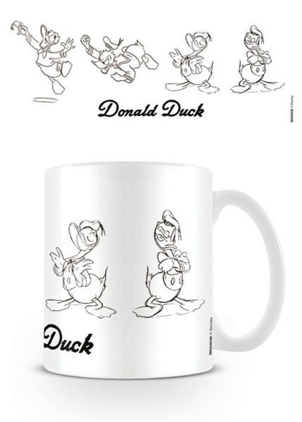 Disney - Lizenz Tassen - Donald Duck - Sketch