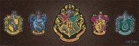 Harry Potter - Slim-Poster - Crests