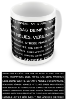 Motivational - Lizenz Tassen - Riskiere mehr