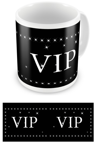 VIP - Lizenz Tassen - Mit Bling