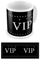 VIP - Lizenz Tassen - Mit Bling
