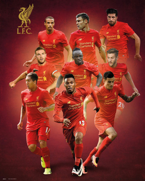 Liverpool FC - Mini-Poster - Fußball - Players 16/17