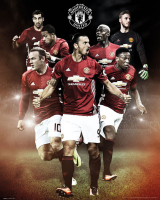 Manchester United - Mini-Poster - Fußball - Players...
