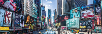 New York  - Slim-Poster - Times Square - Panoramic