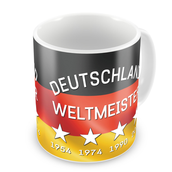 Fußball - Lizenz Tassen - Deutschland - Weltmeister
