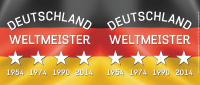 Fußball - Lizenz Tassen - Deutschland - Weltmeister