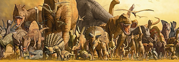 Takino, Haruo - Slim-Poster - Dinosaurs