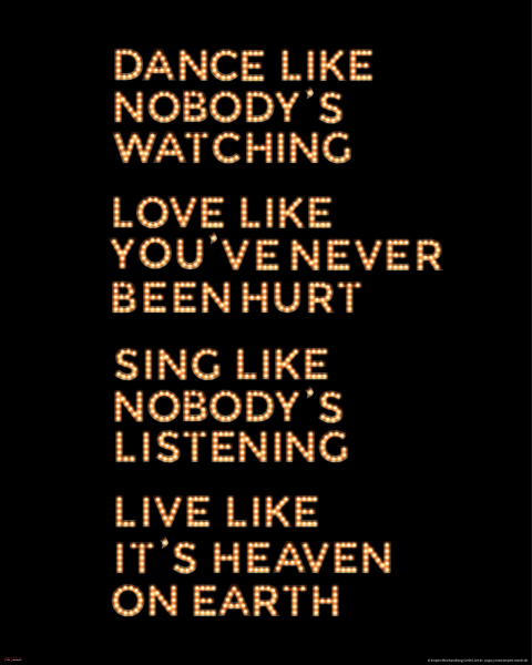 Motivational - Mini-Poster - Twain, Mark - Quote: Dance