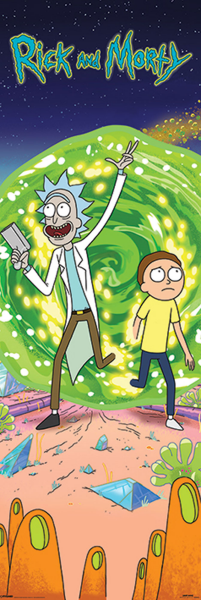 Rick & Morty - Türposter - Portal