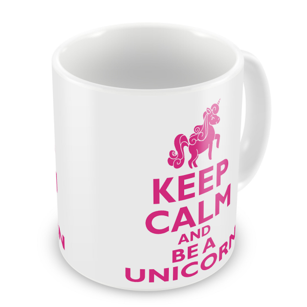 Unicorn Einhorn - Lizenz Tassen - Keep Calm and be a Unicorn