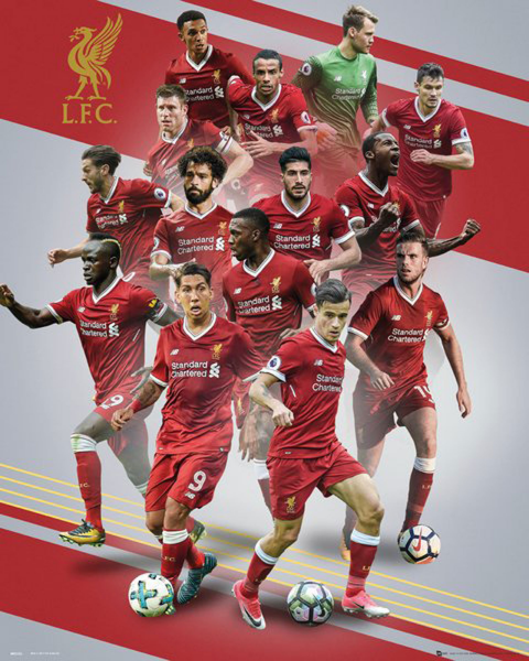 Fußball - Mini-Poster - Liverpool, FC - Players 17/18