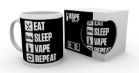 Eat, Sleep - Lizenz Tassen - Repeat, Vape Tasse