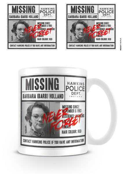 Stranger Things - Lizenz Tassen - Missing Barb