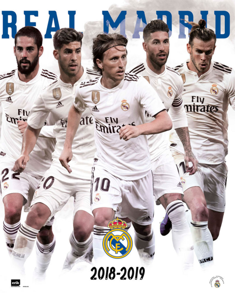 Fußball - Mini-Poster - Real Madrid - Group 18/19