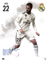 Fußball - Mini-Poster - Real Madrid - Isco -...