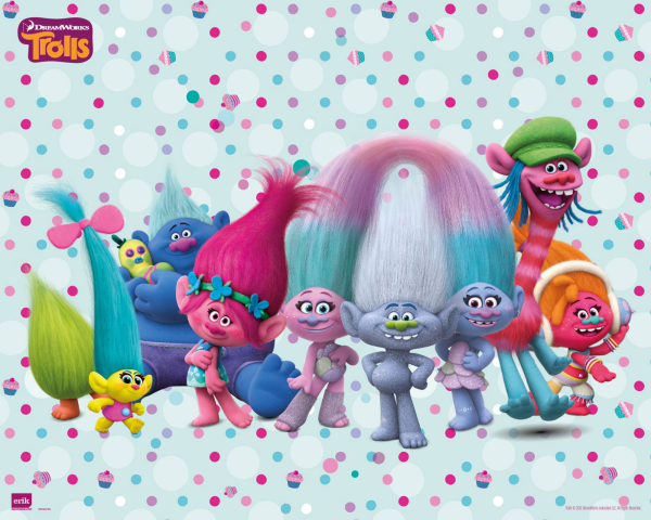 Trolls  - Mini-Poster - Group
