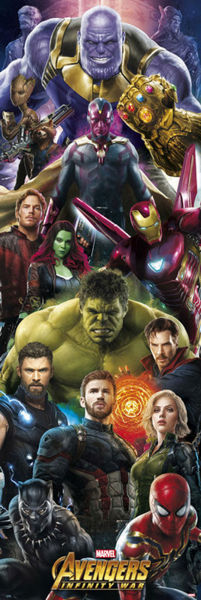 Avengers - Infinity War - Türposter - Group - Characters