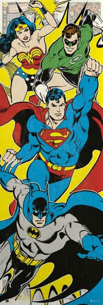 DC Comic - Türposter - Heroes - Group