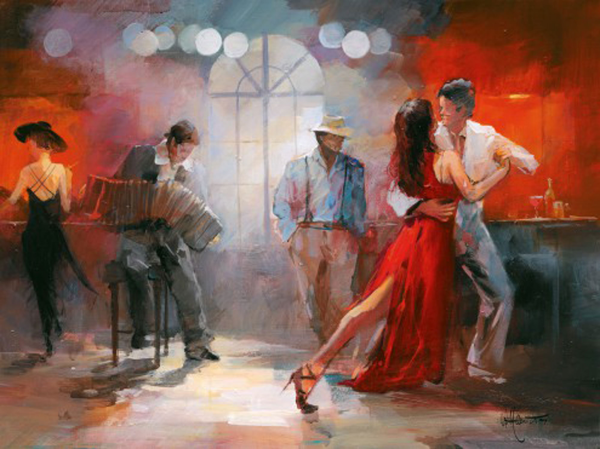Haenraets, Willem - Kunstdruck - Tango