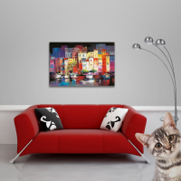 Haenraets, Willem - Kunstdruck - Seaport Town I