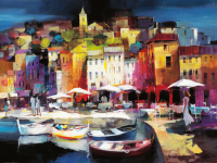 Haenraets, Willem - Kunstdruck - Seaport Town II