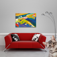 Kandinsky, Wassily - Kunstdruck - Murnau, Berglandschaft